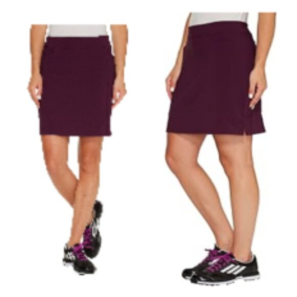 Adidas Women's Golf Ultimate 365 AdiStar Skorts Burgandy 🆕FAST⌚📦🏃🏻💨⚡🚚